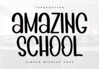 Amazing School Font - Featured Image