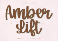 Amber Lift Font - Featured Image
