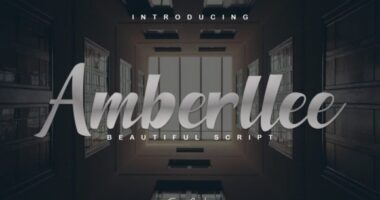 Amberllee Font - Featured Image