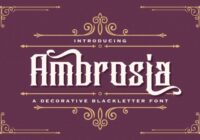 Ambrosia Font - Featured Image