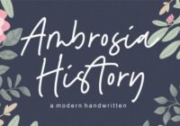 Ambrosia History Font - Featured Image