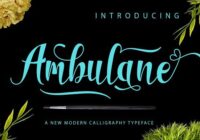 Ambulane Font - Featured Image