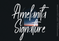 Amelanita Signature Font - Featured Image