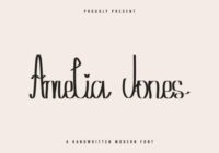 Amelia Jones Font - Featured Image