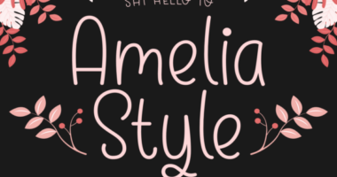 Amelia Style Font - Featured Image