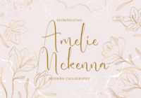 Amelie Mckenna Font - Featured Image