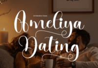 Ameliya Dating Font - Featured Image
