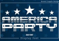 America Party Font - Featured Image