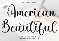 American Beautiful Font - Featured Image