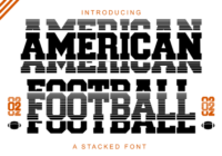 American Football 02 Font - Featured Image