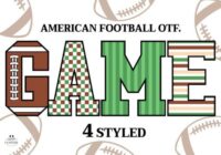 American Football 1 Font - Featured Image