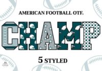 American Football 6 Helmet Font - Featured Image