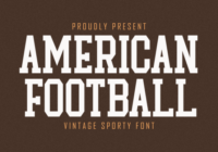 American Football Font - Featured Image