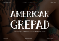 American Grepad Font - Featured Image