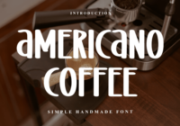 Americano Coffee Font - Featured Image