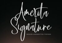 Amerita Signature Font - Featured Image