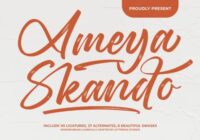 Ameya Skando Font - Featured Image