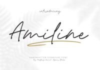 Amiline Font - Featured Image
