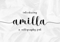 Amilla Font - Featured Image