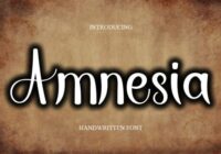 Amnesia Font - Featured Image