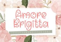 Amore Brigitta Font - Featured Image