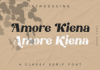 Amore Kiena Font - Featured Image