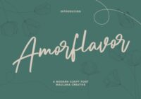 Amorflavor Font - Featured Image