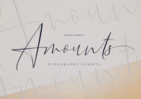 Amounts Font - Featured Image