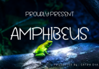 Amphibeus Font - Featured Image