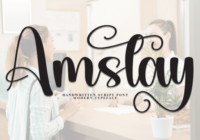 Amstay Font - Featured Image