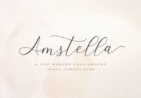 Amstella Font - Featured Image