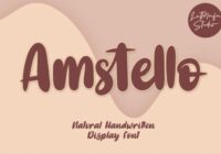 Amstello Font - Featured Image