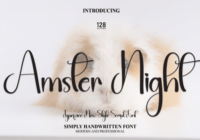 Amster Night Font - Featured Image