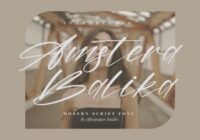 Amstera Balika Font - Featured Image
