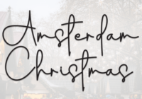 Amsterdam Christmas Font - Featured Image