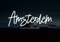 Amsterdem Font - Featured Image