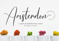 Amsterdon Font - Featured Image