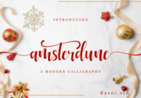 Amsterdune Font - Featured Image