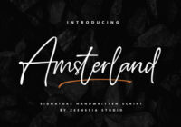 Amsterland Font - Featured Image
