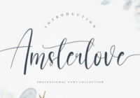 Amsterlove Font - Featured Image