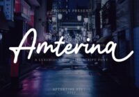 Amterina Font - Featured Image