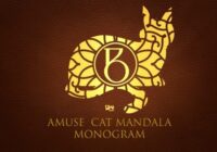 Amuse Cat Mandala Monogram Font - Featured Image