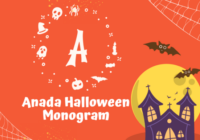 Anada Halloween Monogram Font - Featured Image