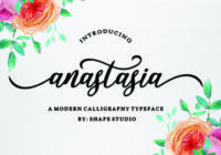 Anastasia Script Font - Featured Image
