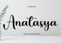 Anatasya Font - Featured Image