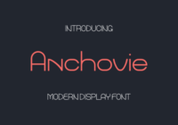Anchovie Font - Featured Image