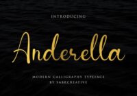 Anderella Font - Featured Image