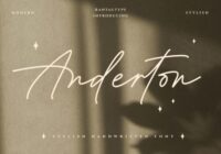 Anderton Font - Featured Image