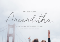 Aneenditha Font - Featured Image
