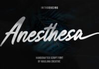 Anesthesa Font - Featured Image